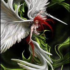 Схема вышивки «ангел»