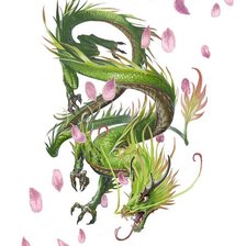 Схема вышивки «дракончик»