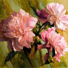 Схема вышивки «Piony-Aleksej Szalajew»