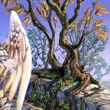 Схема вышивки «ангел с луком часть 2»