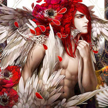 Схема вышивки «ангел»