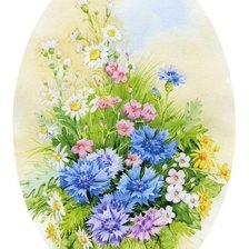 Схема вышивки «Цветы»