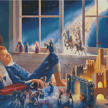 Схема вышивки «сон»