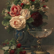 Схема вышивки «цвети»