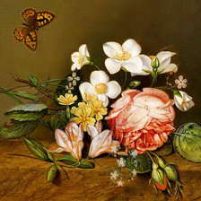 Схема вышивки «цвети»