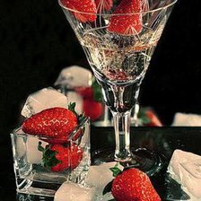 Схема вышивки «клубничка»