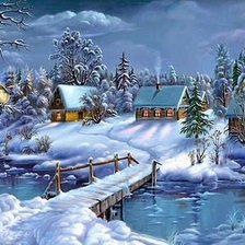 Схема вышивки «Зимушка»