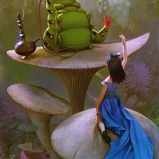 Схема вышивки «алиса»