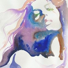 Схема вышивки «девушка»