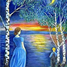 Схема вышивки «Майская ночь»