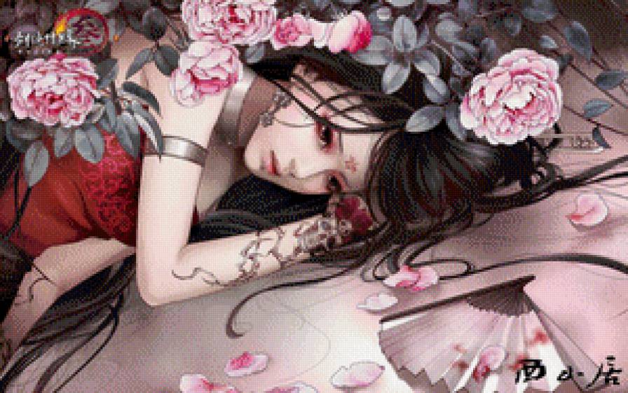 Китайская девушка - девушка, красавица, азия, восток - предпросмотр