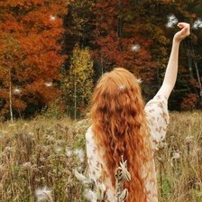 Схема вышивки «рыжая»