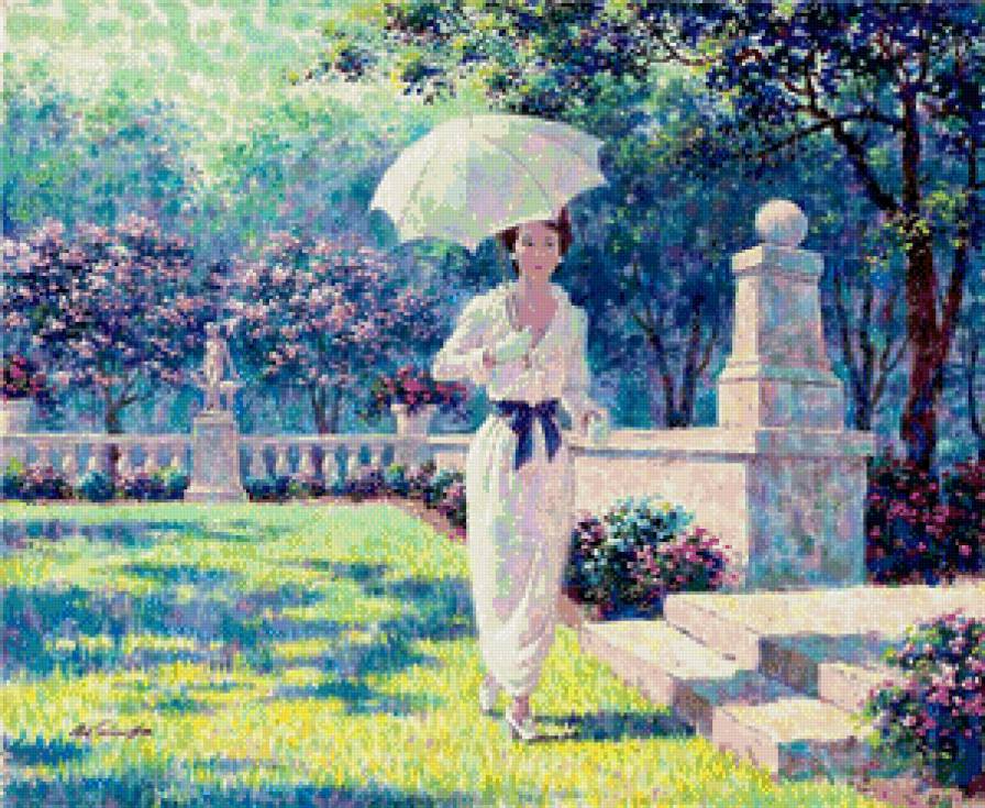 летний день - картина - предпросмотр