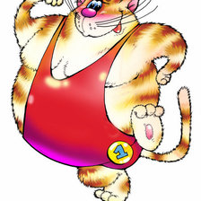 Схема вышивки «Силач»