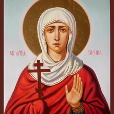 Схема вышивки «св.галина»