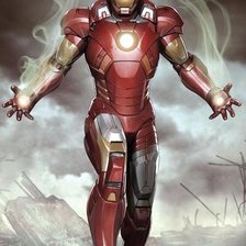 Схема вышивки «железный человек»