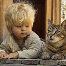 Схема вышивки «Усатый нянь»