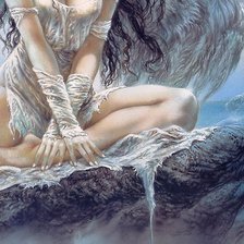 Схема вышивки «"Падший ангел" часть 4 низ»