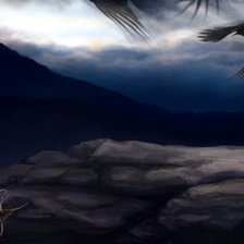 Схема вышивки «"Наедине с собой" часть 3 низ»