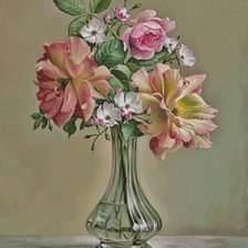 Схема вышивки «цвети»