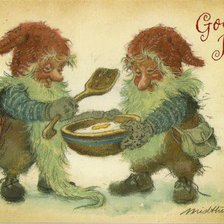 Схема вышивки «гномы»