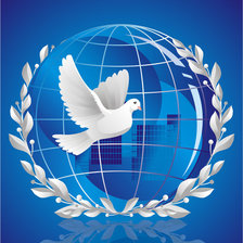 Схема вышивки «Голубь мира 1»