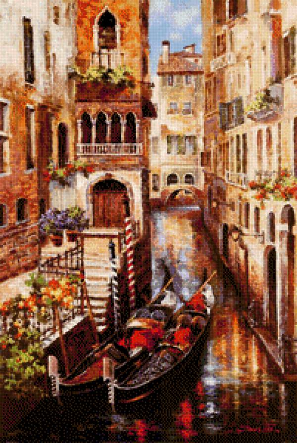 Венецианские каналы. - городской пейзаж, венеция - предпросмотр