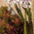 Предпросмотр схемы вышивки «Натюрморт с ирисами» (№521868)