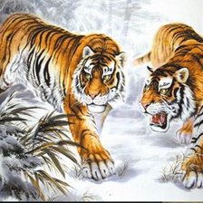 Схема вышивки «кросавцы»