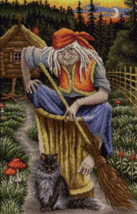 баба яга 2 - избушка, метла, мультик, кот, ступа, сказка, баба яга - предпросмотр