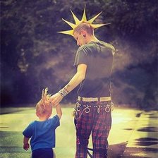 Схема вышивки «Панк»