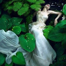 Схема вышивки «девушка»