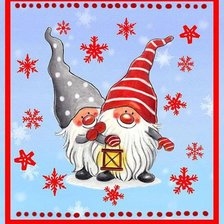 Схема вышивки «гномики»