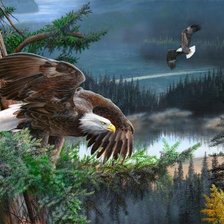 Схема вышивки «Над пропастью»