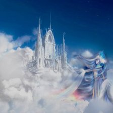 Схема вышивки «воздушный замок»