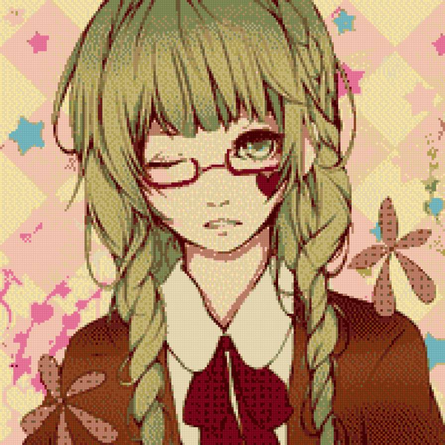 Девушка в очках - предпросмотр