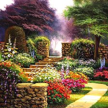 Схема вышивки «Пейзаж»