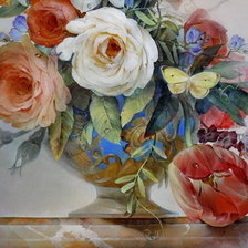 Схема вышивки «букет часть 2»