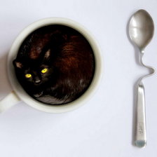 Схема вышивки «чашечку черного»