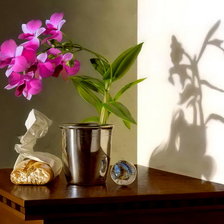 Схема вышивки «орхидея»