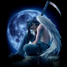 Схема вышивки «ангел»