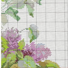 Схема вышивки «сирень 4»