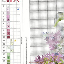 Схема вышивки «сирень 5»