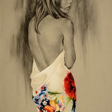 Схема вышивки «женский образ»