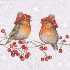 Схема вышивки «снегири»
