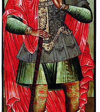 Схема вышивки «святой христофор»