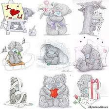 Схема вышивки «тедди»