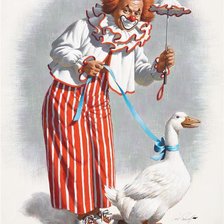 Схема вышивки «Клоун»