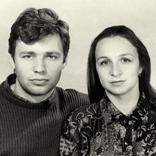 Схема вышивки «Папа и мама вариант старинный синематограф»