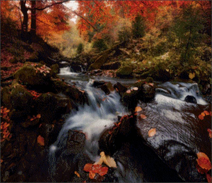 водопад - пейзаж водопад - предпросмотр